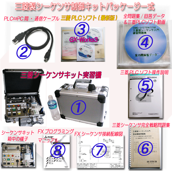 三菱シーケンサ学習キット - 大西機械設計（大阪府大阪市）